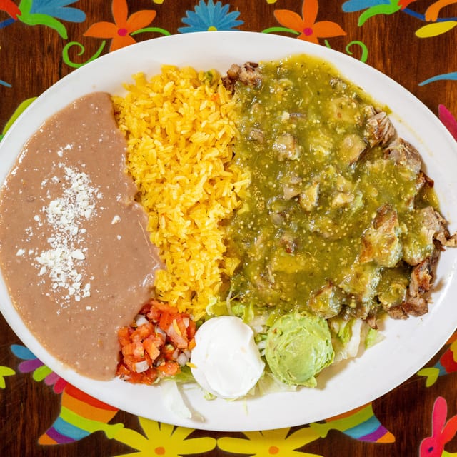 Puerco en Salsa Verde.