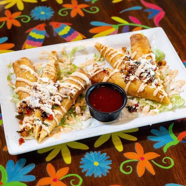 Chicken Flautas.